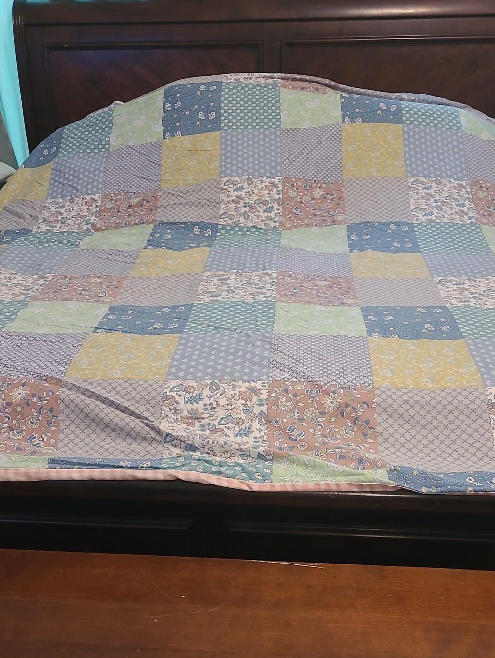 Patchwork Pastel Duvet Cover - Multicolor Patchwork